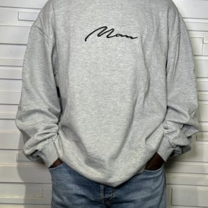 Casual Ash color unisex sweatshirt